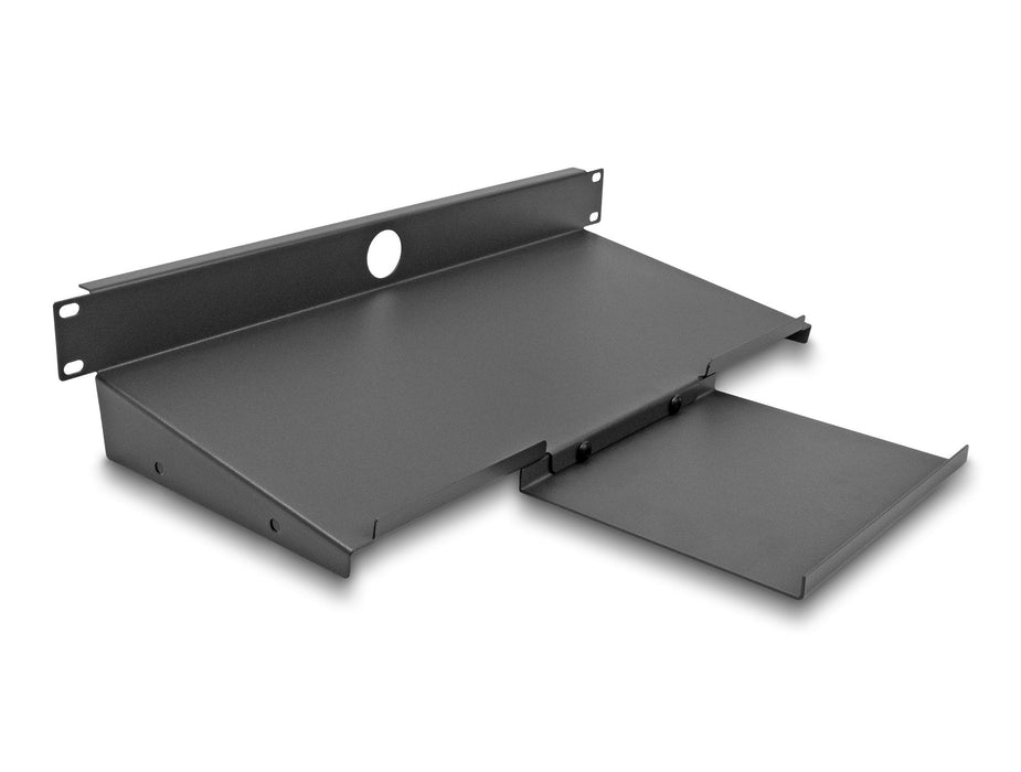 Delock 66749 Estante De 19" Para Teclado Y Ratón 1u Gris Oscuro