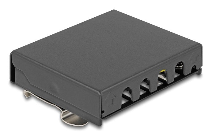 Delock Leergehäuse 4 Port Para Keystone Rj-Module Negro - Ar Montage An Tisch,