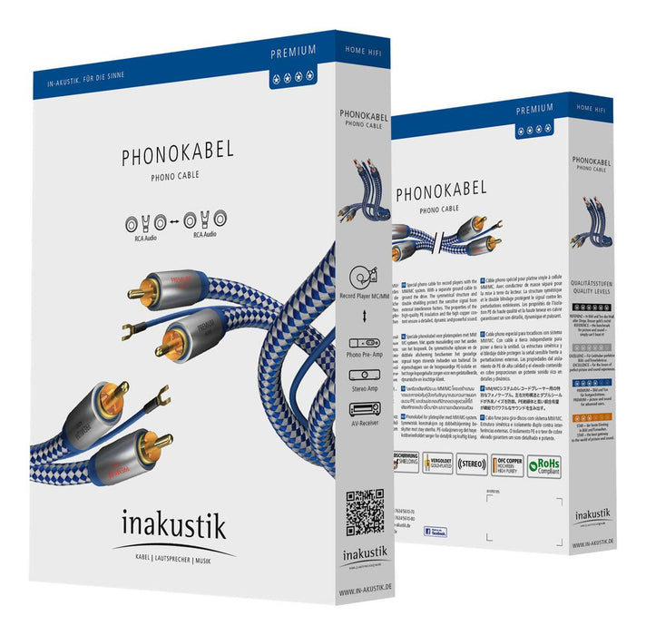 EAN 4001985513550 - Inakustik 00405115 cable de audio 1,5 m 2 x RCA Multicolor imagen 2