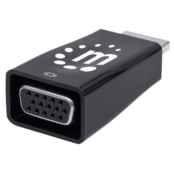 EAN 0766623151542 - Manhattan 151542 cambiador de género para cable VGA, 3.5mm Negro imagen 3