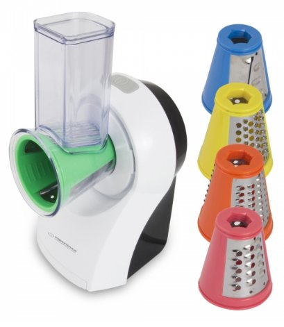 EAN 5901299954379 - Esperanza EKM026 cortador de verduras en espiral o rallador eléctrico Plástico Multicolor imagen 2
