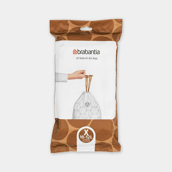EAN 8710755138041 - Brabantia 138041 bolsa para basura 12 L Blanco 40 pieza(s) imagen 1