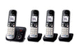 EAN 5025232675463 - Panasonic KX-TG6824GB teléfono Teléfono DECT Identificador de llamadas Negro, Plata imagen 1