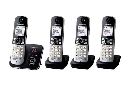 EAN 5025232675463 - Panasonic KX-TG6824GB teléfono Teléfono DECT Identificador de llamadas Negro, Plata imagen 1