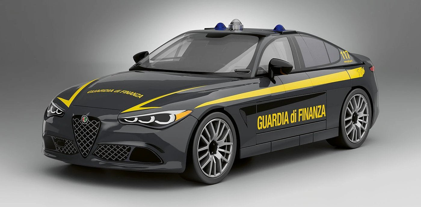 Cobi Giulia Quadrifoglio Guardia Di Finanza (Massstab 1:35) Cobi-24657