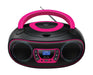 EAN 5706751079993 - Denver TDB-212P Rosa Reproductor de CD portátil imagen 1