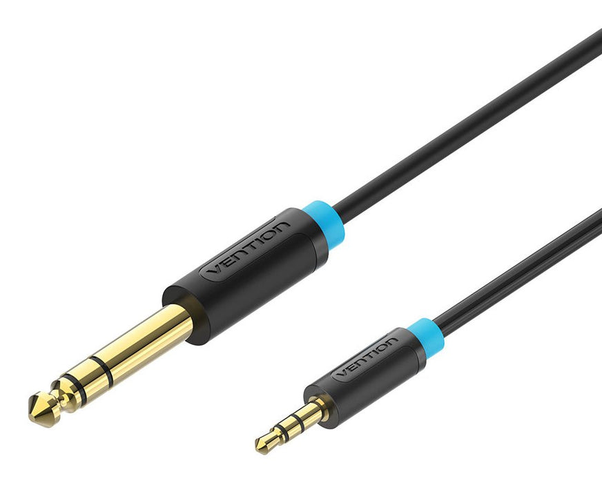 EAN 6922794728257 - Vention BABBD cable de audio 0,5 m 3,5mm 6,35mm Negro imagen 1