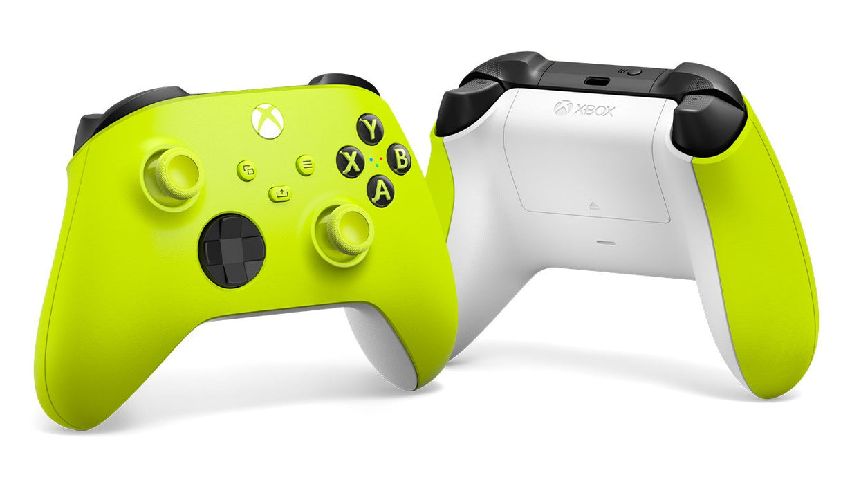 Microsoft Xbox Series X/S Wireless Controller (Qas/Qat/Qau/Qua) Gamepad, Electric Volt Eu