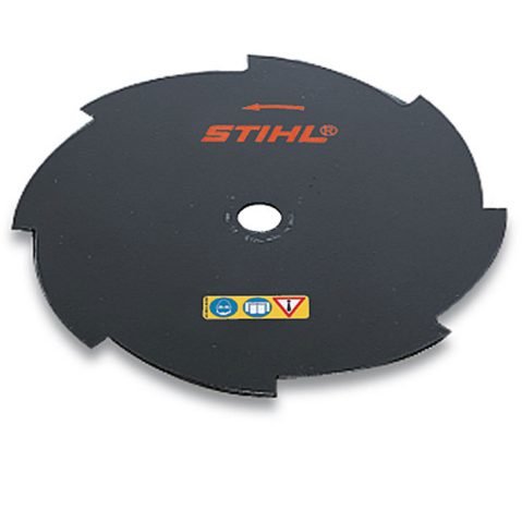 Stihl 40017133803 Grasschneideblatt 8 Schneiden 230 Mm, Negro