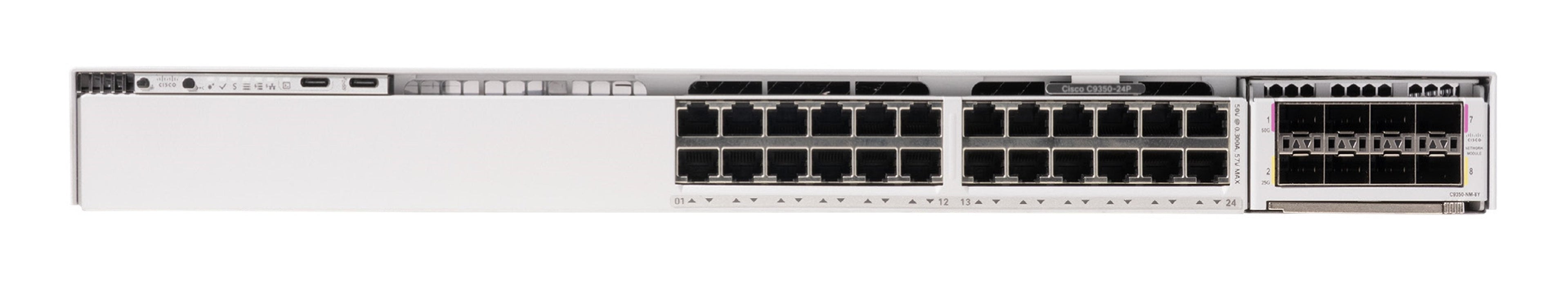 Cisco C9350-24p Conmutador L3 Gestionado 24 X 10/100/1000 (Poe) Sobremesa Montable En Rack Poe (720 W)