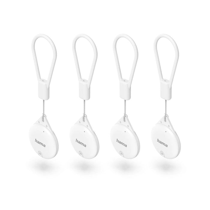 Localizadores Hama Find My Pack De 4 Antiperdida Para Apple - Bluetooth - Policarbonato Y Silicona - Autonomia Hasta