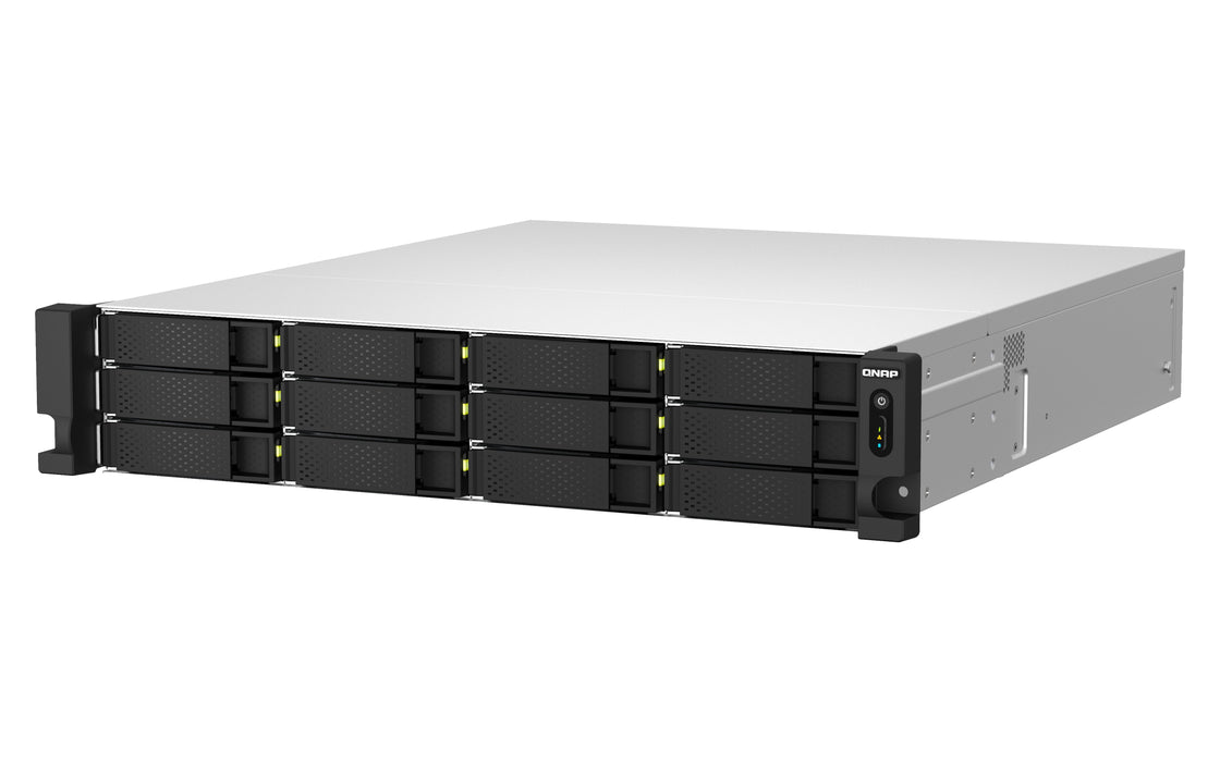 EAN 4711103082249 - QNAP TS-h1887XU-RP NAS Bastidor (2U) Intel Xeon E E-2334 16 GB DDR4 0 TB QuTS hero Negro, Blanco imagen 5