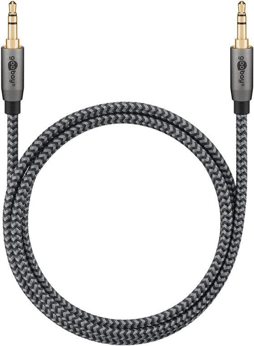 EAN 4040849652745 - Goobay 65274 cable de audio 2 m 3,5mm TRS Negro, Plata imagen 3