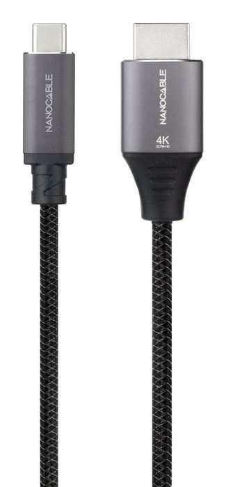 Cable Usb-C/M -Hdmi/M 2.0 4k 60hz,  Negro 1.8m