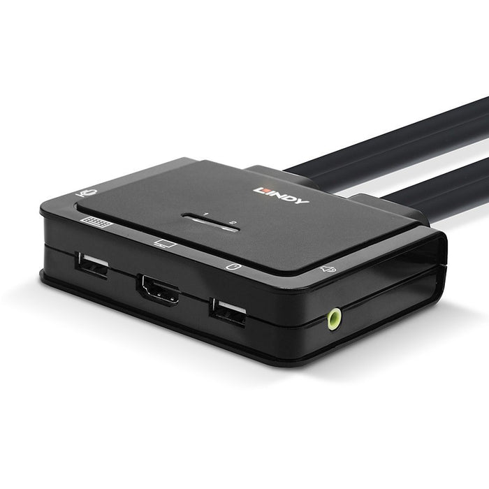 EAN 4002888423472 - Lindy 42347 interruptor KVM Negro imagen 1