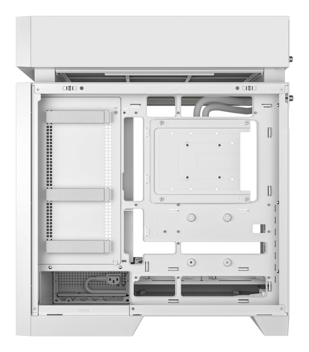 Caja Pc Deepcool Cl6600 Wh Atx 360 Aio Blanco