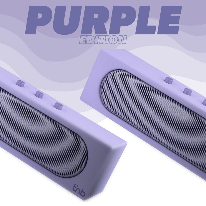 Tnb Altavoz Rainbow Bar - 10w Bluetooth Speaker - Purple