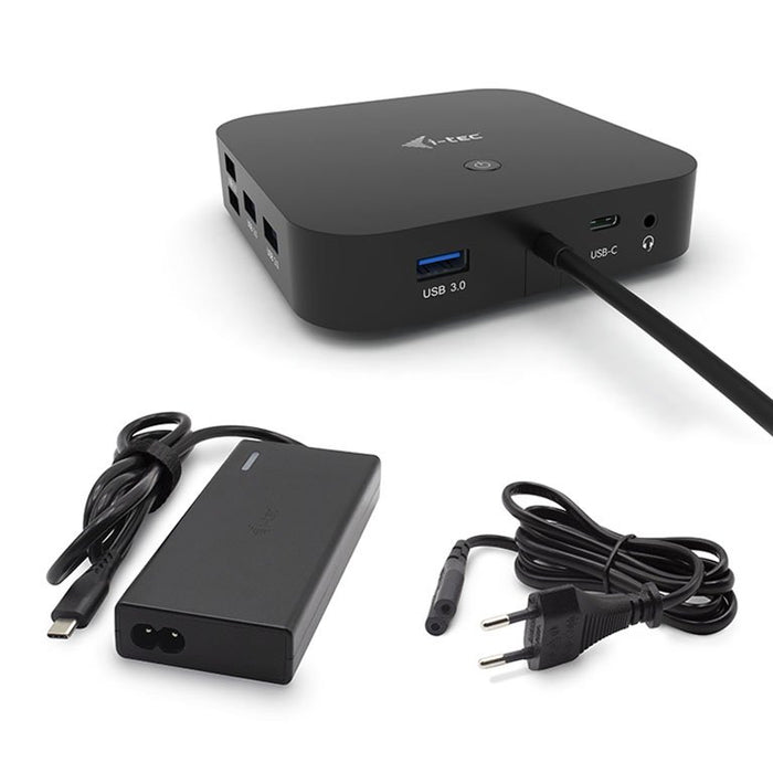 EAN 8595611703775 - i-tec C31DUALDPDOCKPD65W base para portátil y replicador de puertos Alámbrico USB 3.2 Gen 1 (3.1 Gen 1) T imagen 1