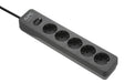 EAN 0731304347033 - APC PME5B-GR limitador de tensión Negro 5 salidas AC 230 V 1,5 m imagen 1