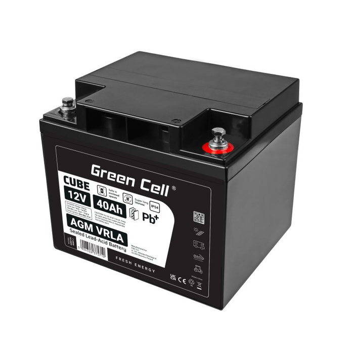 EAN 5904326375710 - Green Cell AGM12V40AH-J batería para sistema ups Sealed Lead Acid (VRLA) 12 V 40 Ah imagen 5