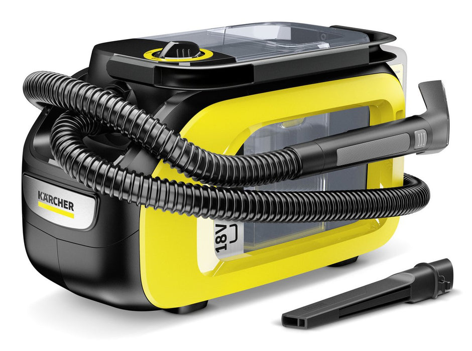 EAN 4054278856452 - Kärcher SE 3-18 Compact máquina de limpieza de alfombras Negro, Amarillo imagen 1
