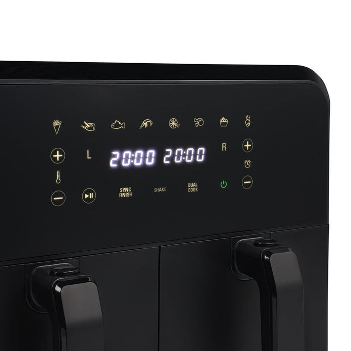 EAN 8712836981089 - Princess 01.182068.01.001 freidora Doble 8 L Independiente 2400 W Freidora de aire caliente Negro imagen 3
