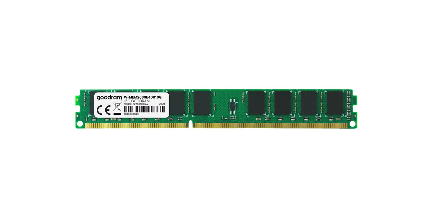 EAN 5908267941911 - Goodram W-MEM2666E4D816G módulo de memoria 16 GB 1 x 16 GB DDR4 288-pin DIMM ECC imagen 2
