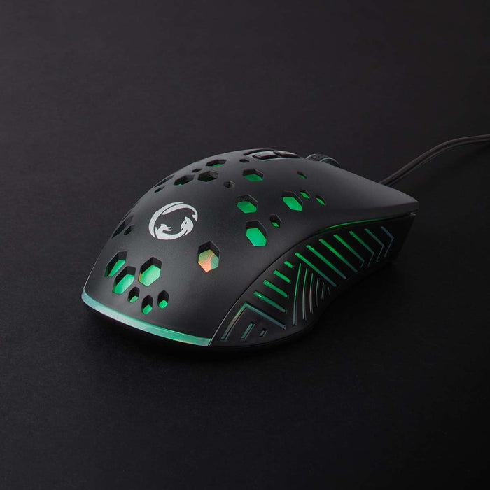 EAN 5412810411276 - Nedis GMWD410BK ratón Juego mano derecha USB tipo A Óptico 7200 DPI imagen 10