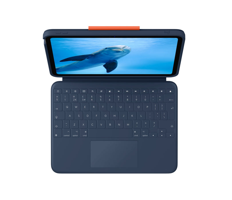 EAN 5099206107021 - Logitech Rugged Combo 4 Touch QWERTY Inglés del Reino Unido Smart Connector Azul imagen 4