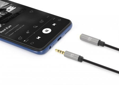 Cable Alargador Audio Manhattan Aux / Jack 3,5 Mm 5m