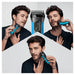 EAN 4210201151562 - Braun Series 3 Shave&Style 3010BT Máquina de afeitar de láminas Recortadora Negro, Azul imagen 2