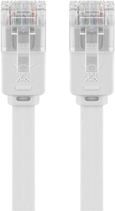 Goobay Cat5e Flat 5-1500 15.0m Cable De Red 15 M Blanco