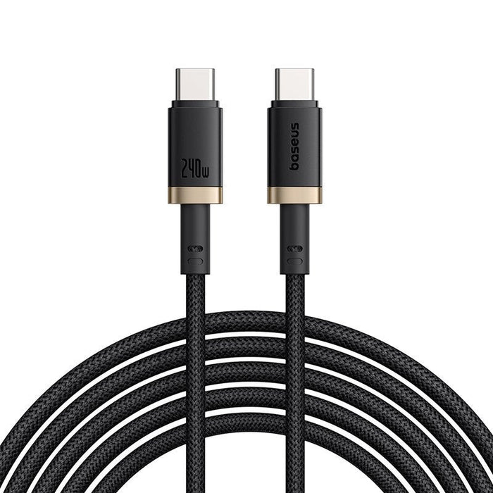 Dura Fast Charging Data Cable Usb-C To Usb-C 240w 1m Gold Black