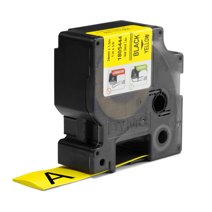 EAN 0071701059994 - DYMO 1805444 cinta para impresora de etiquetas Negro sobre amarillo imagen 2
