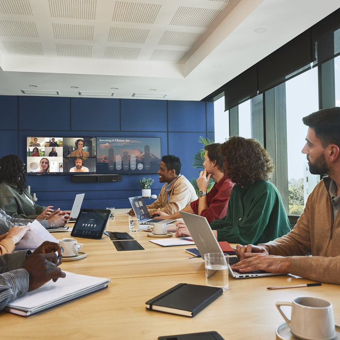 Hp Poly Studio X72 Sin Cable De Alimentación Barra De Vídeo All-In-One Certificado Por Zoom Certificado Para Equipos De Microsoft Negro Conforme A La Taa Power Adapter Included