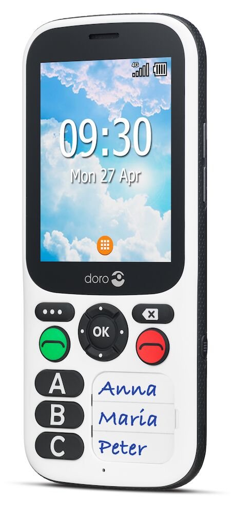 EAN 7322460079796 - Doro 780X IUP 7,11 cm (2.8") 117 g Negro, Blanco Característica del teléfono imagen 1
