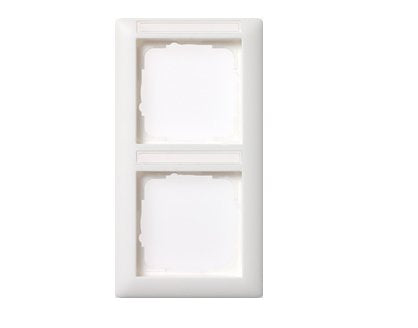 Gira 110203 Rahmen 2f Bsf Reinweiss Standard 55 Senkrecht
