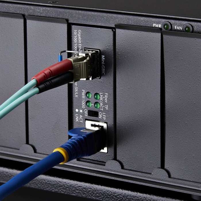 Conversor De Medios De Fibra Accs
