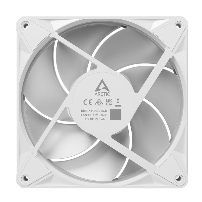 Arctic Bionix P14 A-Rgb (Blanco Blanco, 140 Mm) Acfan00340a