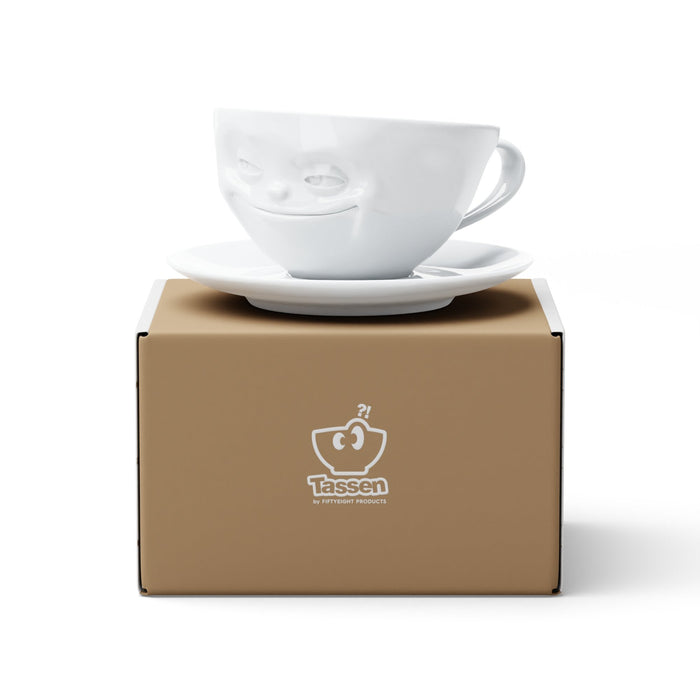 Fiftyeight Kaffeetasse 200ml - Grinsend Blanco