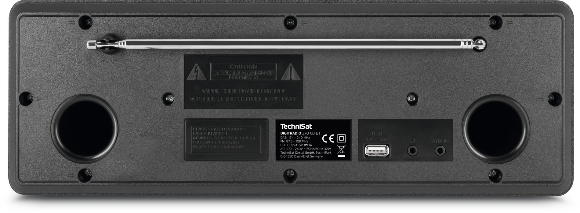 EAN 4019588039483 - TechniSat DIGITRADIO 370 CD BT Personal Analógico y digital Negro imagen 4
