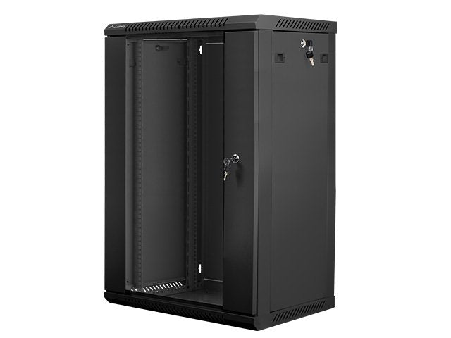EAN 5901969403213 - Lanberg WF01-6418-10B armario rack 18U Bastidor de pared Negro imagen 1