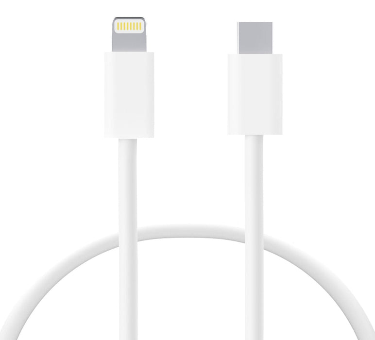 Cable  Ksix Contact Lcl2001clb Blanco  De Carga Y Datos Usb-C A Lightning Power Delivery Carga Rápida 1 M