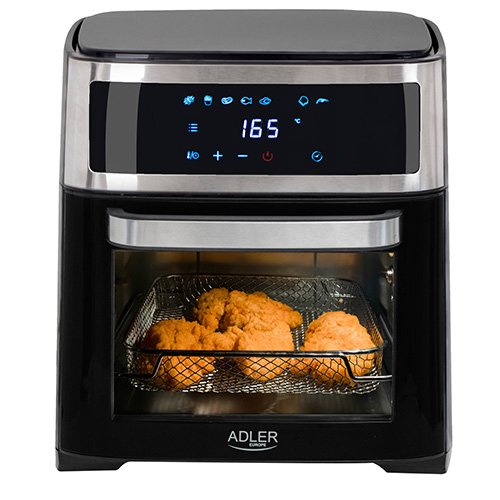 EAN 5903887803168 - Adler AD 6309 freidora Sencillo 13 L Independiente 2500 W Freidora de aire caliente Negro, Plata imagen 11