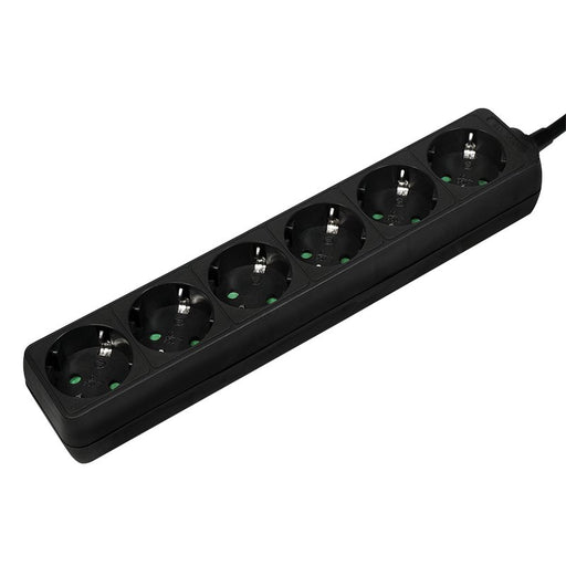 EAN 4052792052534 - LogiLink LPS238B base múltiple 1,5 m 6 salidas AC Interior Negro imagen 1