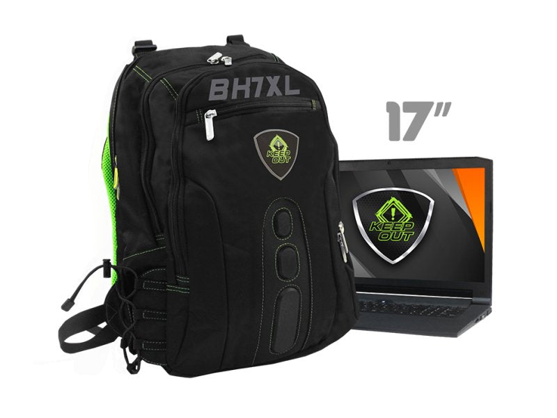 EAN 8435099522706 - KeepOut BK7GXL mochila Negro, Verde Imitación piel, Nylon imagen 2