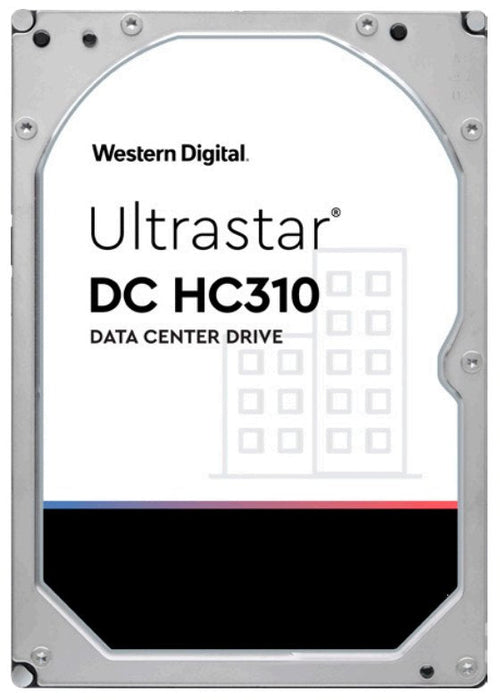 Western Digital Ultrastar Dc Hc310 3.5" 26.1mm 6000gb 256mb 7200rpm Sas Ultra 512e Tcg P3
