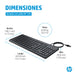 EAN 0196548244461 - HP 150 USB-A Wired Keyboard teclado Universal Negro imagen 5