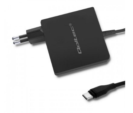 EAN 5901878517414 - Qoltec 51741 cargador de dispositivo móvil Netbook, Smartphone, Tableta Negro Corriente alterna, CC Inter imagen 1