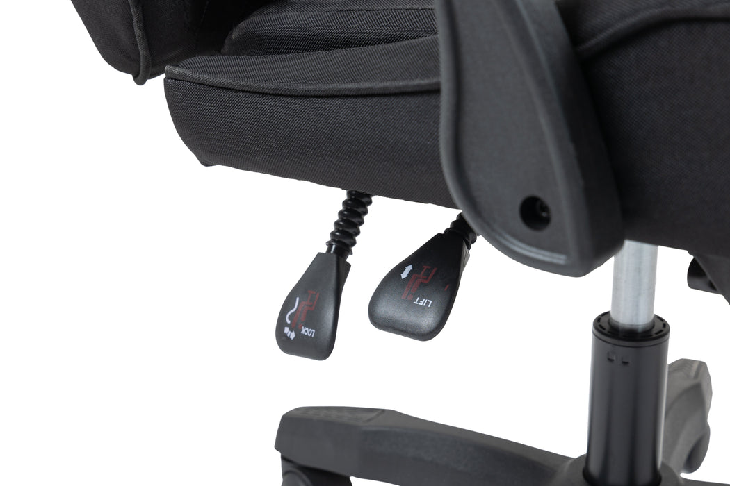 Silla Gaming  Mgc-X Pro Reposapies Negro Mars Gaming 120kg Max/ Resposabrazos Ajustable/ Inclinacion 90-135º/ 5 Ruedas